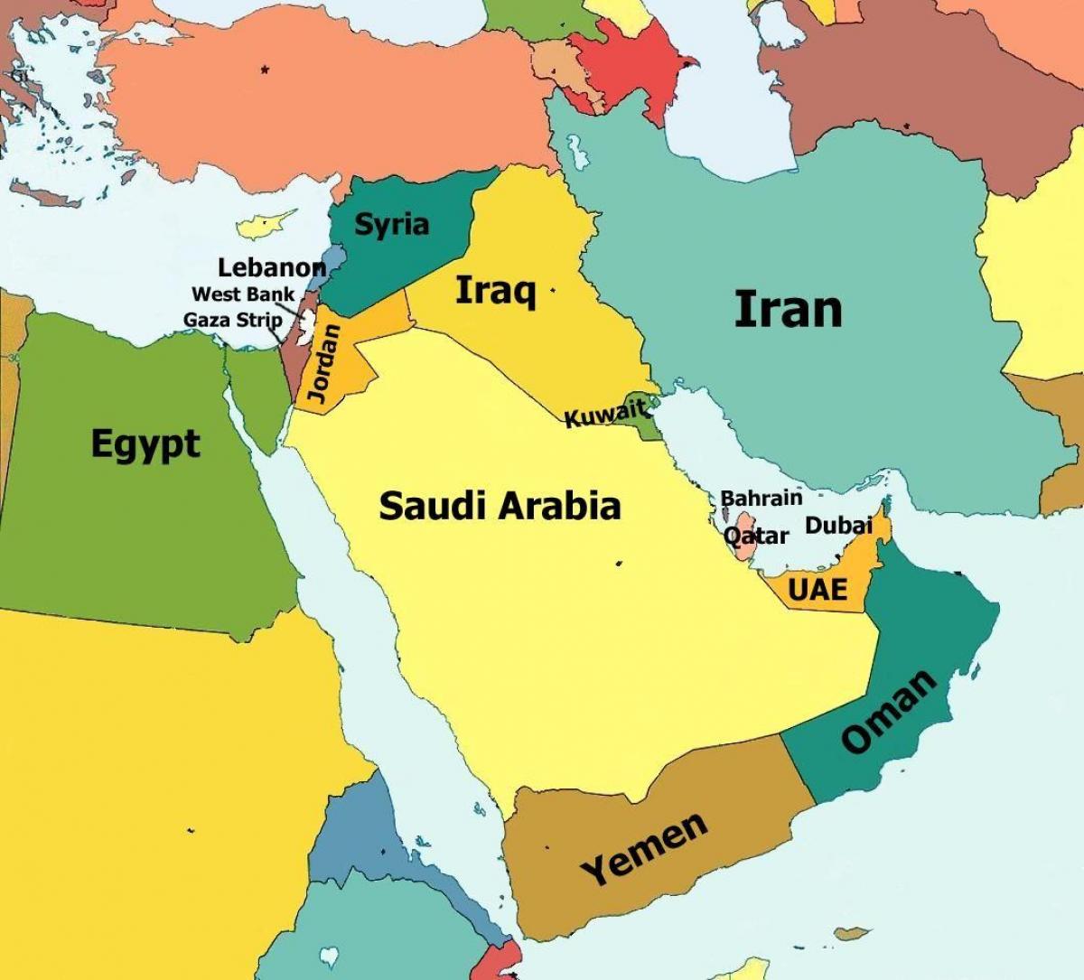 Oman land i världen karta
