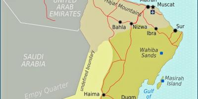 Karta över duqm Oman