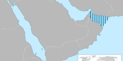 Gulf of Oman på karta