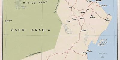 Karta över sohar i Oman